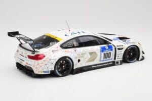 BMW M6 GT3 F13 #100 Schubert Motorsport J. Edwards / J. Klingmann 24h Nurburgring 2016 Minichamps 1:18 155162611 Metalas - nuotrauka 2 iš 6