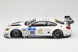 BMW M6 GT3 F13 #100 Schubert Motorsport J. Edwards / J. Klingmann 24h Nurburgring 2016 Minichamps 1:18 155162611 Metalas - nuotrauka 3 iš 6