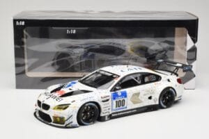 BMW M6 GT3 F13 #100 Schubert Motorsport J. Edwards / J. Klingmann 24h Nurburgring 2016 Minichamps 1:18 155162611 Metalas - nuotrauka 6 iš 6
