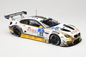 BMW M6 GT3 F13 #23 Rowe Racing A. Sims / P. Eng 24h Nurburgring 2016 Minichamps 1:18 155162623 Metalas - nuotrauka 4 iš 6