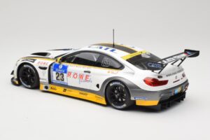 BMW M6 GT3 F13 #23 Rowe Racing A. Sims / P. Eng 24h Nurburgring 2016 Minichamps 1:18 155162623 Metalas - nuotrauka 5 iš 6