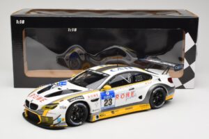 BMW M6 GT3 F13 #23 Rowe Racing A. Sims / P. Eng 24h Nurburgring 2016 Minichamps 1:18 155162623 Metalas - nuotrauka 6 iš 6