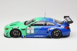 BMW M6 GT3 F13 #3 Falken Motorsports P. Düsseldorf / J. Müller VLN Winner Heat 4 2017 Minichamps 1:18 153172693 Metalas - nuotrauka 3 iš 6