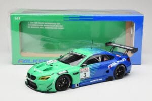 BMW M6 GT3 F13 #3 Falken Motorsports P. Düsseldorf / J. Müller VLN Winner Heat 4 2017 Minichamps 1:18 153172693 Metalas - nuotrauka 6 iš 6