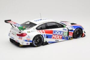 BMW M6 GT3 F13 #96 Turner Motorsport B. Auberlen / R. Foley Class Winner Petit Le Mans 2019 Minichamps 1:18 153192696 Metalas - nuotrauka 2 iš 6