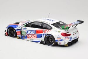 BMW M6 GT3 F13 #96 Turner Motorsport B. Auberlen / R. Foley Class Winner Petit Le Mans 2019 Minichamps 1:18 153192696 Metalas - nuotrauka 5 iš 6