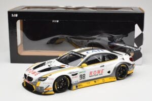 BMW M6 GT3 F13 #98 Rowe Racing T. Blomqvist / N. Catsburg 24 Hours of Spa 2017 Minichamps 1:18 155172688 Metalas - nuotrauka 6 iš 6
