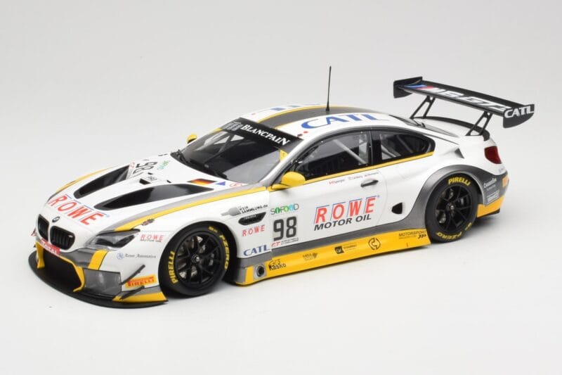 BMW M6 GT3 F13 #98 Rowe Racing T. Blomqvist / N. Catsburg 24 Hours of Spa 2017 Minichamps 1:18 155172688 Metalas
