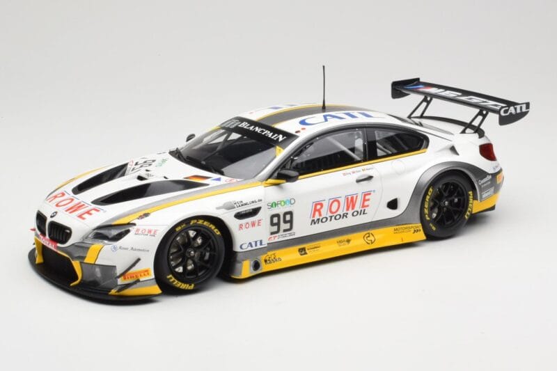 BMW M6 GT3 F13 #99 Rowe Racing P. Eng / M. Martin 24 Hours of Spa 2017 Minichamps 1:18 155172689 Metalas