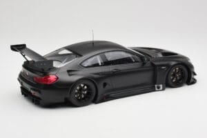 BMW M6 GT3 F13 Plain Body Version Matte Black Minichamps 1:18 155162610 Metalas - nuotrauka 2 iš 6