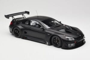 BMW M6 GT3 F13 Plain Body Version Matte Black Minichamps 1:18 155162610 Metalas - nuotrauka 4 iš 6