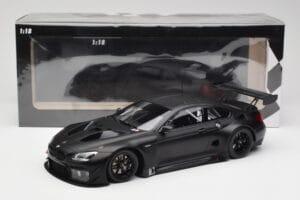 BMW M6 GT3 F13 Plain Body Version Matte Black Minichamps 1:18 155162610 Metalas - nuotrauka 6 iš 6