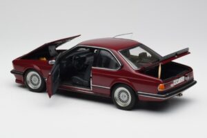 BMW M635 CSi E24 Karmin Raudonas AUTOart 1:18 70528 Metalas - nuotrauka 5 iš 8