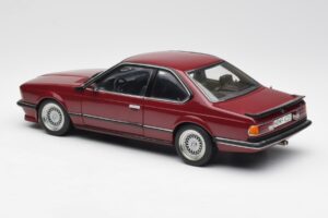 BMW M635 CSi E24 Karmin Raudonas AUTOart 1:18 70528 Metalas - nuotrauka 7 iš 8