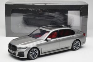 BMW M760i G12 V12 Final Edition Pilkas GT Spirit 1:18 GT478 Derva - nuotrauka 6 iš 6