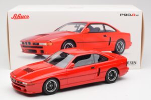BMW M8 E31 Prototype Raudonas Schuco 1:18 450020900 Metalas - nuotrauka 6 iš 6