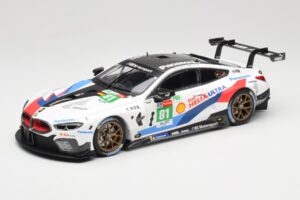 BMW M8 GTE #81 Team MTEK M. Tomczyk / N. Catsburg / N. Yelloly 24 Hours of Le Mans 2018 Minichamps 1:18 155182981 Metalas