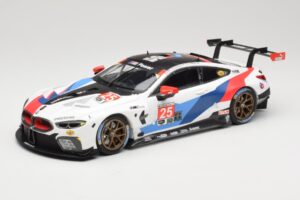 BMW M8 GTE Team RLL C. De Phillippi / B. Auberlen 2nd in Class 12 Hours of Sebring 2018 Minichamps 1:18 155182925 Metalas