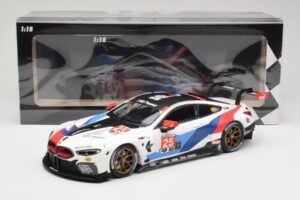 BMW M8 GTE Team RLL C. De Phillippi / B. Auberlen 2nd in Class 12 Hours of Sebring 2018 Minichamps 1:18 155182925 Metalas - nuotrauka 6 iš 6