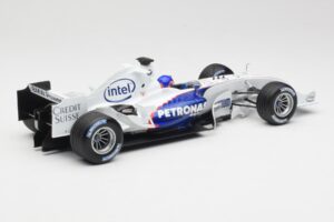BMW Sauber F1.06 #17 J. Villeneuve Launch Version 2006 Minichamps 1:18 80430413184 Metalas - nuotrauka 2 iš 6