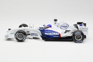 BMW Sauber F1.06 #17 J. Villeneuve Launch Version 2006 Minichamps 1:18 80430413184 Metalas - nuotrauka 3 iš 6