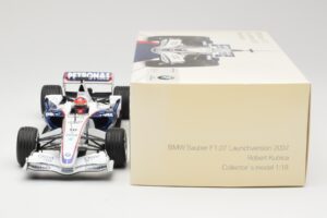 BMW Sauber F1.07 #10 R. Kubica Launch Version 2007 Minichamps 1:18 80430426995 Metalas - nuotrauka 6 iš 7