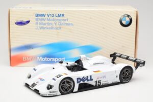 BMW V12 LMR LMP #15 P. Martini / Y. Dalmas / J. Winkelhock 24 Hours of Le Mans Winner 1999 Minichamps 1:18 80430009338 Metala - nuotrauka 6 iš 6