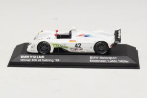 BMW V12 LMR #42 T. Kristensen / J.J. Lehto / J. Muller 24 Hours of Le Mans 1999 Minichamps 1:43 80429418137 Metalas
