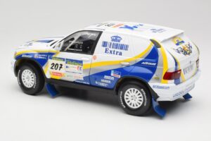 BMW X5 X-Raid #207 Dakar Rally 2004 Solido 1:18 SOLIDO001 Metalas - nuotrauka 7 iš 8