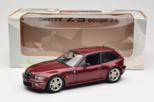 BMW Z3 Coupe 2.8 Red Metallic UT Models 1:18 20423 Metalas - nuotrauka 8 iš 8