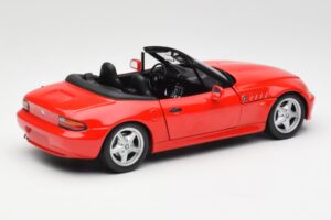 BMW Z3 E36/7 Kabrioletas Raudonas UT Models 1:18 180024330 Metalas - nuotrauka 3 iš 8