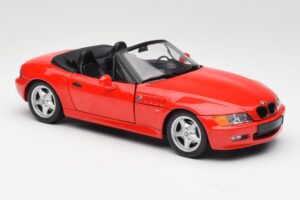 BMW Z3 E36/7 Kabrioletas Raudonas UT Models 1:18 180024330 Metalas - nuotrauka 6 iš 8