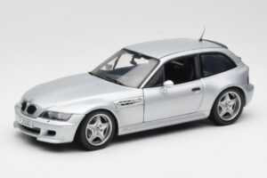 BMW Z3 M Coupe E36/8 Sidabrinis UT 1:18 80430020856 Metalas