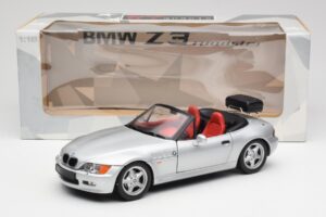 BMW Z3 Roadster Su Bagažo Lentyna Sidabrinis UT Models 1:18 20407 Metalas - nuotrauka 8 iš 8