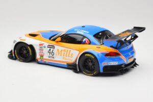 BMW Z4 E89 GT3 #46 Mills Racing M. Wittmer / A. Mills Pirelli World Challenge Sprint X-Series 2016 Minichamps 1:18 151162346  - nuotrauka 5 iš 6