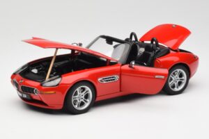 BMW Z8 E52 Raudonas AUTOart 1:18 70513 Metalas - nuotrauka 2 iš 8