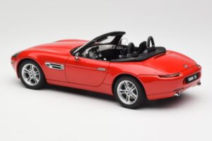 BMW Z8 E52 Raudonas AUTOart 1:18 70513 Metalas - nuotrauka 7 iš 8