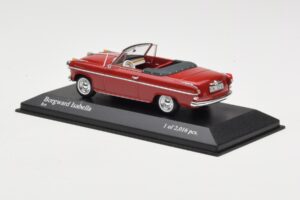 Borgward Isabella Kabrioletas Raudonas Minichamps 1:43 400096060 Metalas - nuotrauka 3 iš 4