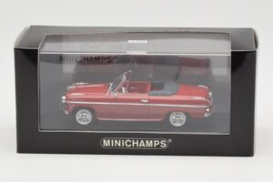 Borgward Isabella Kabrioletas Raudonas Minichamps 1:43 400096060 Metalas - nuotrauka 4 iš 4