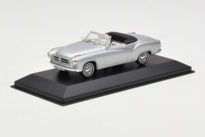Borgward Isabella Kabrioletas Sidabrinis Minichamps 1:43 400096030 Metalas - nuotrauka 2 iš 4
