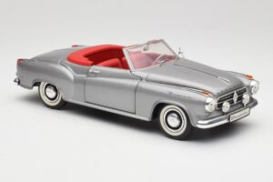 Borgward Isabella Kabrioletas Sidabrinis Revell 1:18 8411 Metalas - nuotrauka 6 iš 8