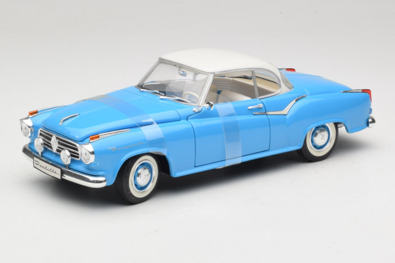Borgward Isabella Coupe Mėlynas Revell 1:18 08859-P1 Metalas