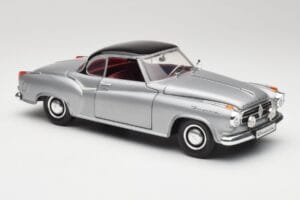 Borgward Isabella Coupe Pilkas & Juodas Revell 1:18 8989 Metalas - nuotrauka 6 iš 8