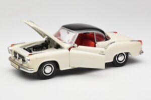 Borgward Isabella Coupe Baltas Revell 1:18 8859 Metalas - nuotrauka 2 iš 8