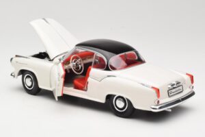 Borgward Isabella Coupe Baltas Revell 1:18 08982-W1 Metalas - nuotrauka 5 iš 8