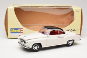 Borgward Isabella Coupe Baltas Revell 1:18 08982-W1 Metalas - nuotrauka 8 iš 8