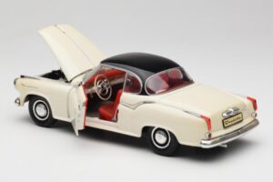 Borgward Isabella Coupe Baltas Revell 1:18 8859 Metalas - nuotrauka 5 iš 8