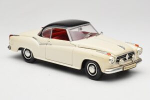 Borgward Isabella Coupe Baltas Revell 1:18 8859 Metalas - nuotrauka 6 iš 8