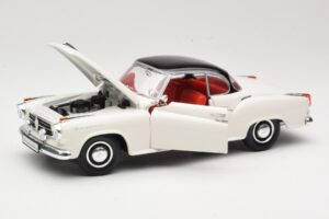 Borgward Isabella Coupe Baltas Revell 1:18 08982-W1 Metalas - nuotrauka 2 iš 8