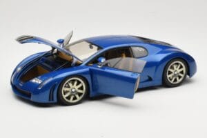 Bugatti EB 18.3 Chiron Mėlynas AUTOart 1:18 70911 Metalas - nuotrauka 2 iš 8